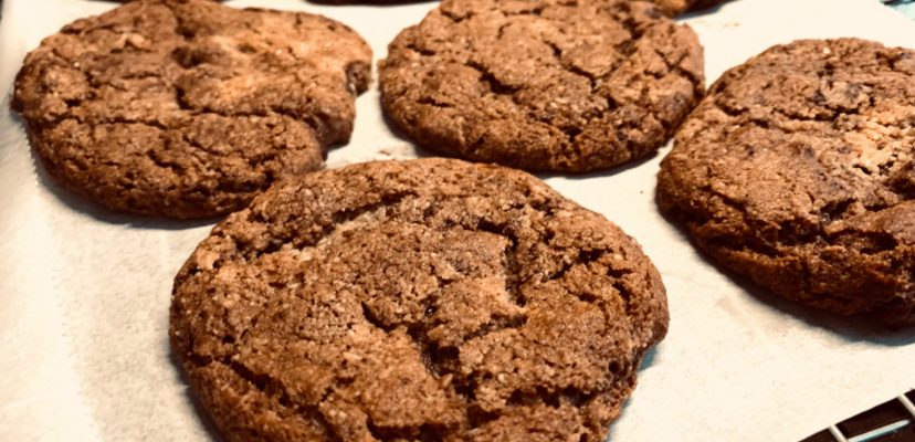 High Protein Double Chocolate Almond Honey Cookies