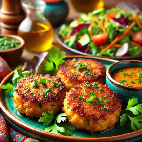 Tuna or Salmon Fish cakes instead of crab cakes