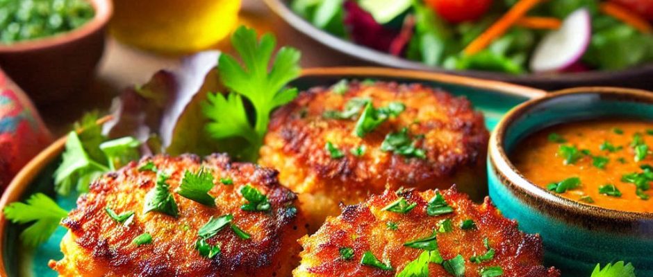 Tuna or Salmon Fish cakes instead of crab cakes